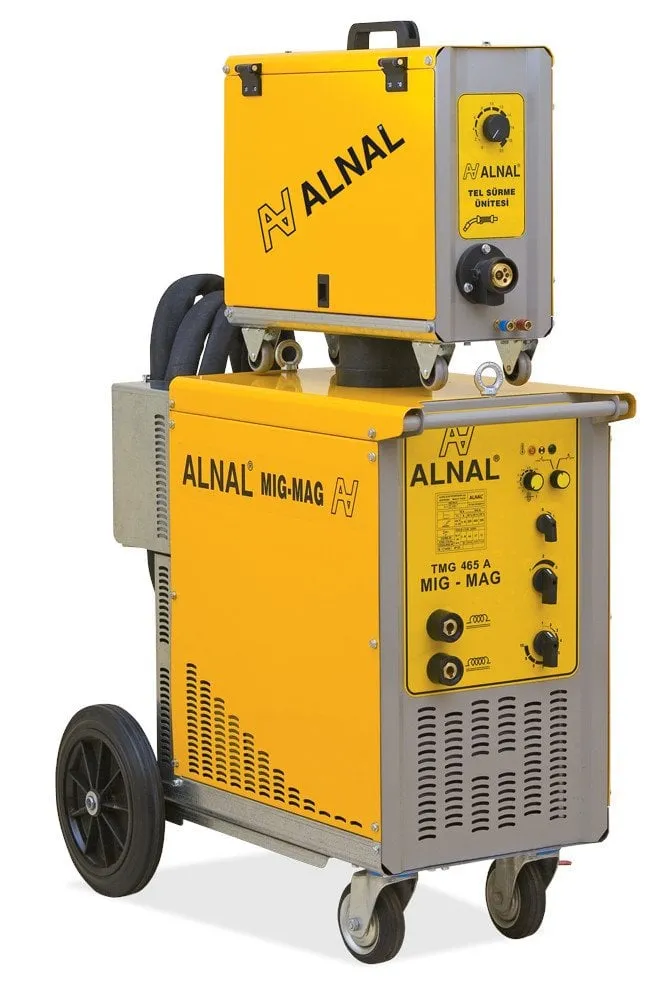 ALNAL TMG 465A Gazaltı Kaynak Makinası Sulu Sistem 450 Amper Çantalı