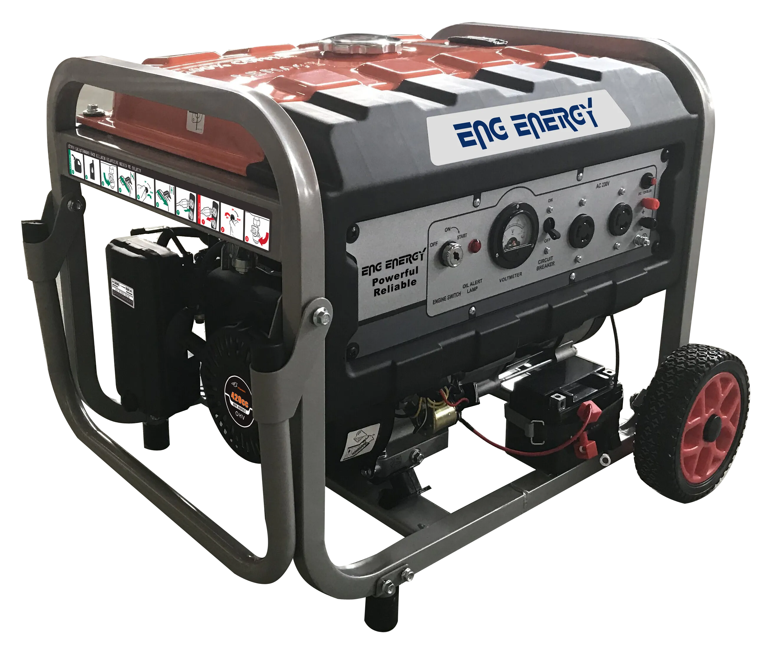 ENERGY KM8000 Benzinli Marşlı Jeneratör 6.0 kW
