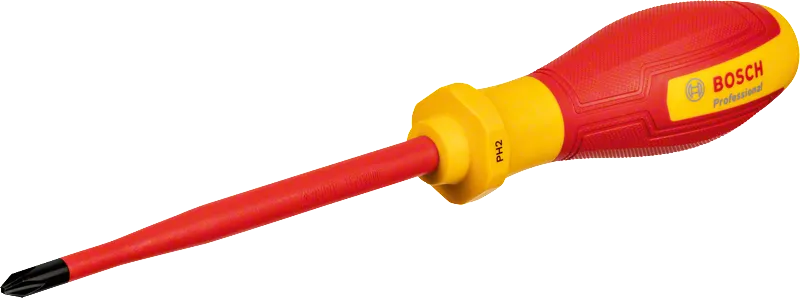 BOSCH Profesyonel İzoleli 1000 Volt PH 2 x 125 mm Yıldız Tornavida (1600A02NB9)