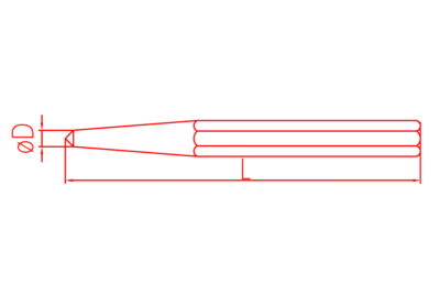 İZELTAŞ Boyalı Nokta Zımba 4x120 mm (5540 24 4120)