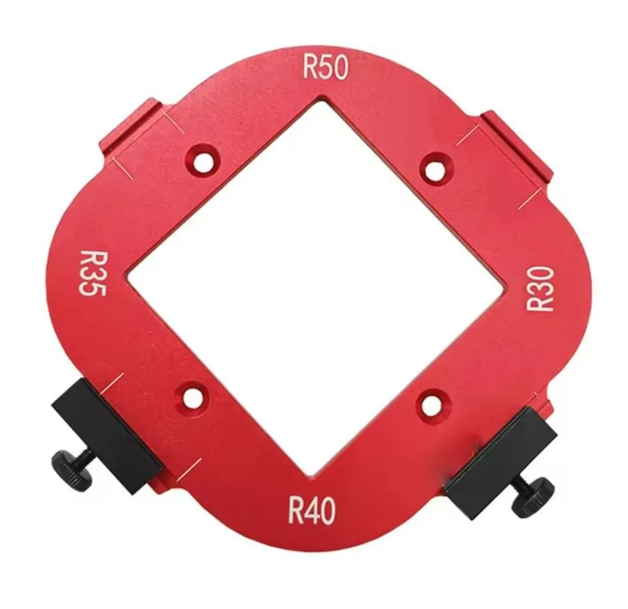 Rox Wood 0282 Alüminyum 4 Açılı Köşe Yönlendirici Freze Şablonu