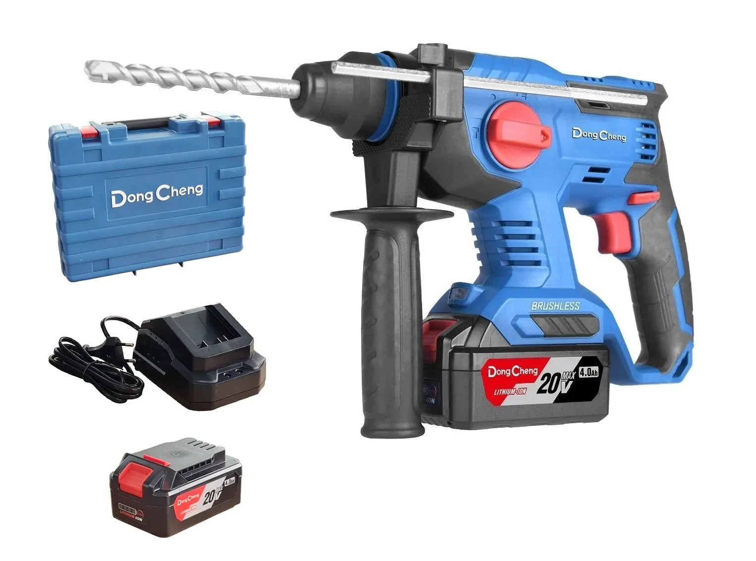 DONG CHENG DCZC22 Şarjlı Kırıcı Delici 20 Volt 4 Amper Çift Akülü