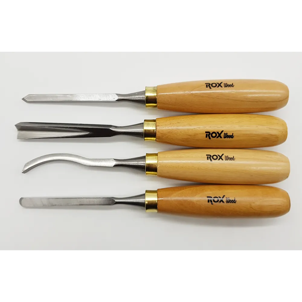 ROX Wood 12 Parça El Tipi Ahşap Oyma Seti 15399086