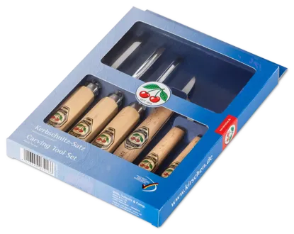 KIRSCHEN Two Cherries Ahşap Oyma Seti 6 Parça