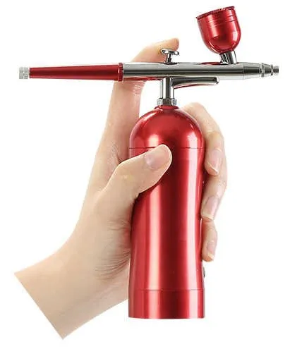 Rox 0068 Entegre Kompresörlü Akülü Airbrush Mini Boya Tabancası