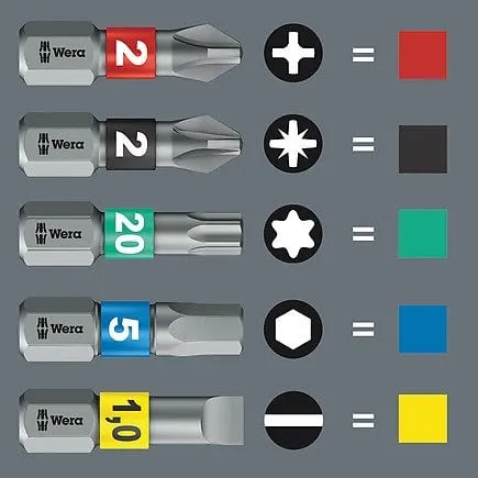 WERA PZ1 x 50 mm Yıldız Bits Uç (855/4 BTH)