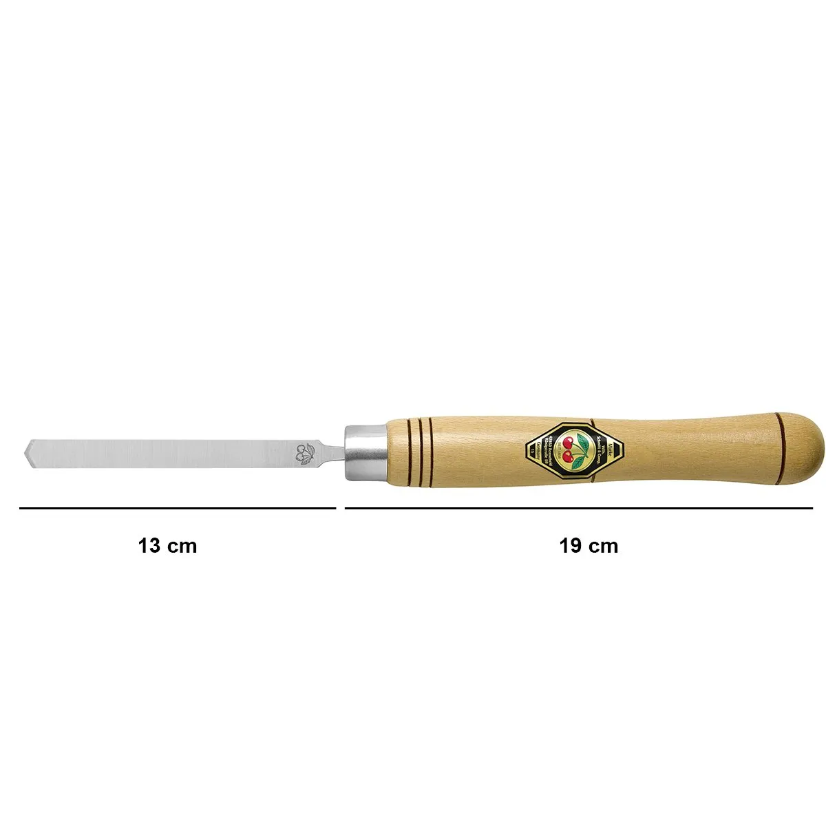 KIRSCHEN Two Cherries Üçgen Ağız Ahşap Torna Bıçağı 12 mm (1634012)