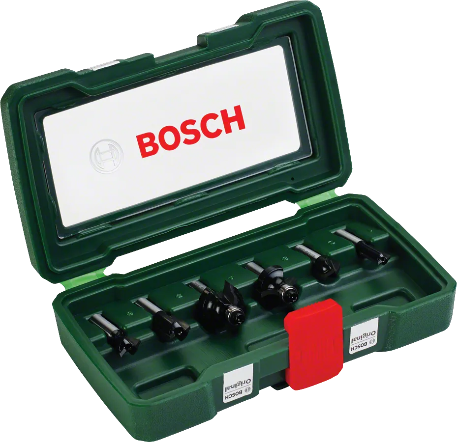 BOSCH 8 mm Ahşap Freze Uç Seti 6 Parça (2607019463)