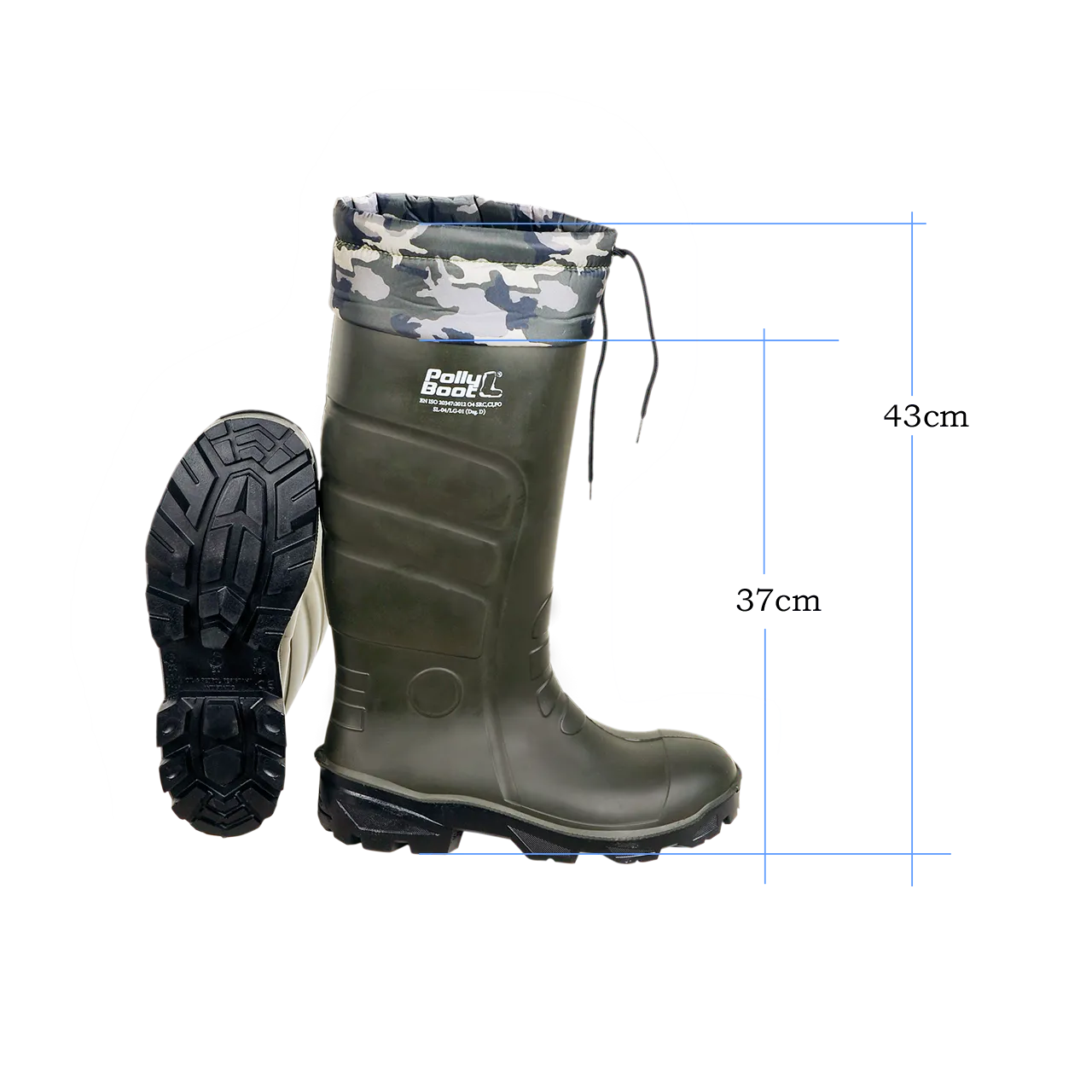POLLYBOOT Galaxy Vega O4 Haki 43 Numara Avcı Çizmesi