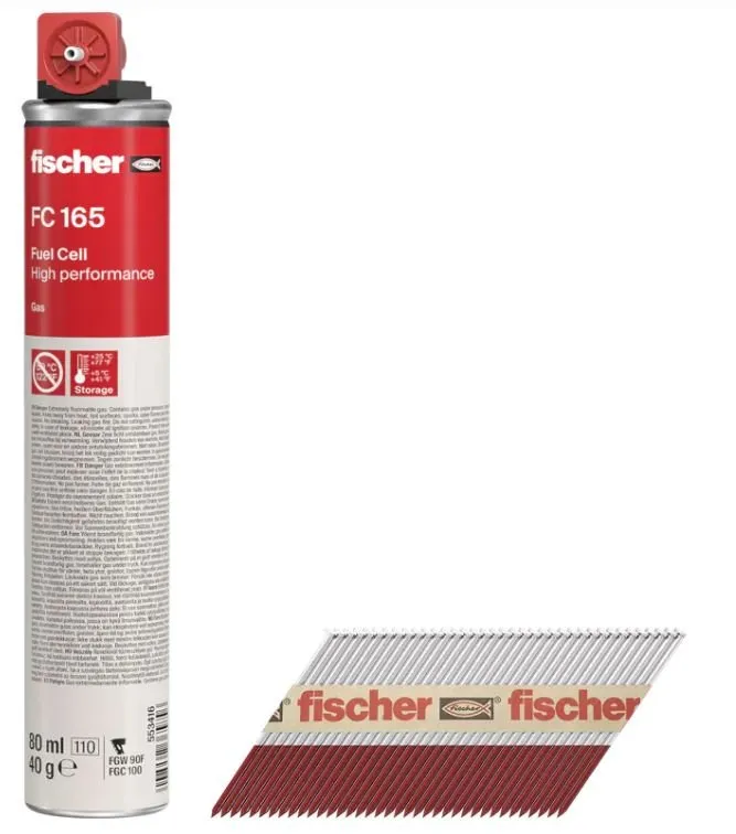 FISCHER 2.8X63 mm 34'' Ahşap Çivisi Havalı Ve Gazlı Çivi Çakma Tabancaları için