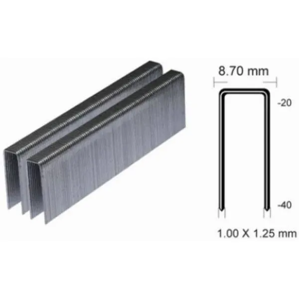 AKDENİZ 9220 Zımba Teli 20 mm (9240 Tabanca için)