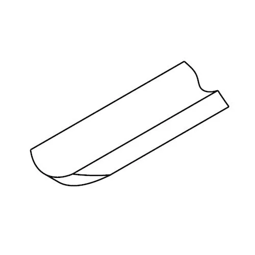 NAREX 818010 Sığ Oyma Ağız Ahşap Torna Bıçağı 14x105 mm