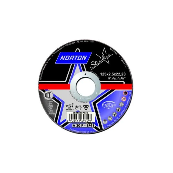 NORTON 180x8 mm Metal Taşlama Taşı (Starline)