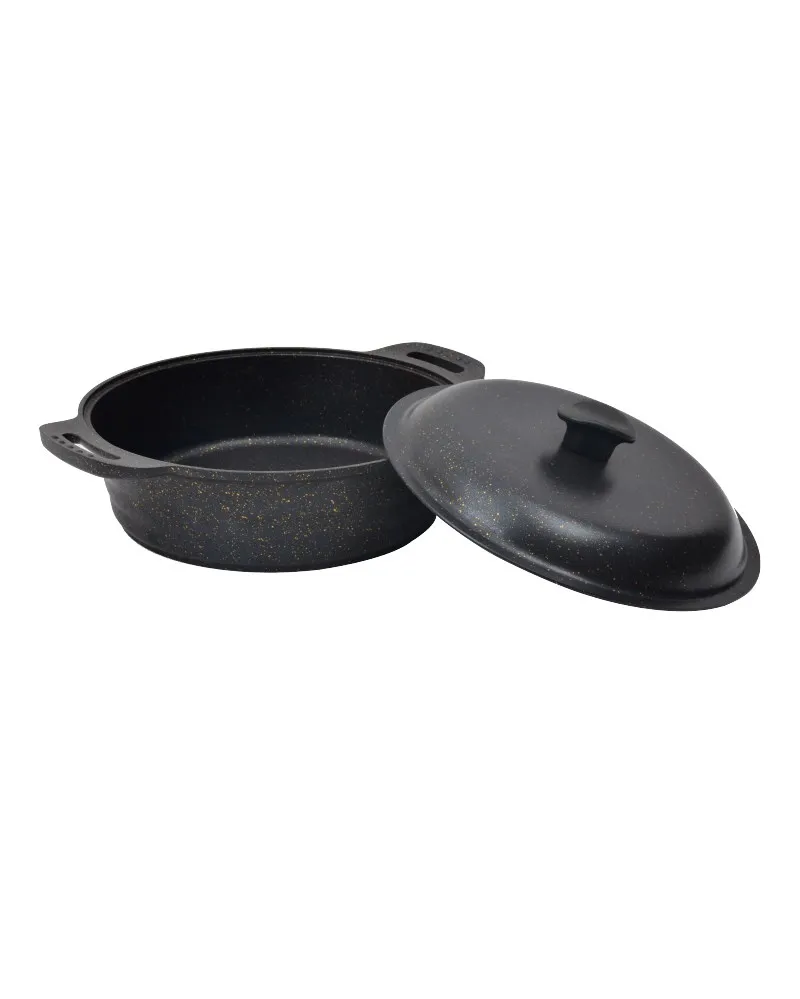 NURGAZ Granit Döküm Kamp Tenceresi 28 cm