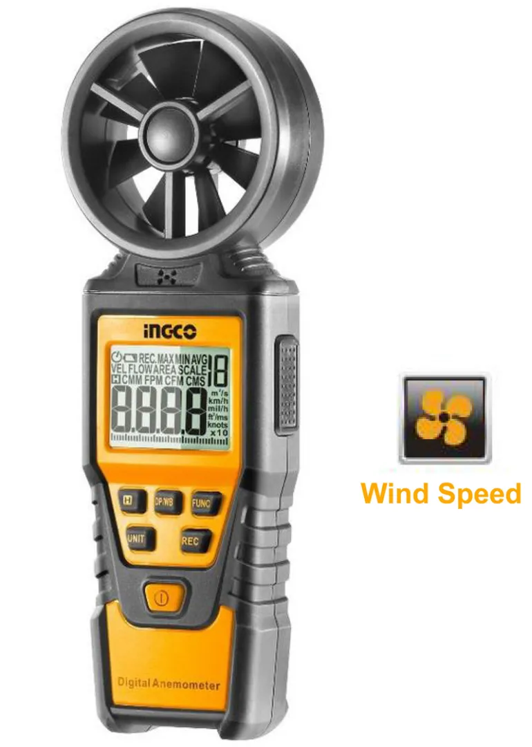 Dijital Anemometre Rüzgar Hızı Ölçer