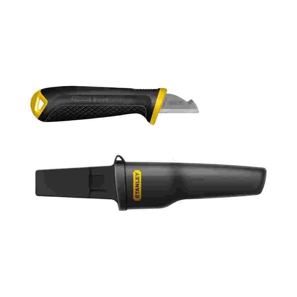 Fatmax Karbon Çelik Kablo Soyma Elektrikçi Bıçak Sarı Stanley 0-10-234 