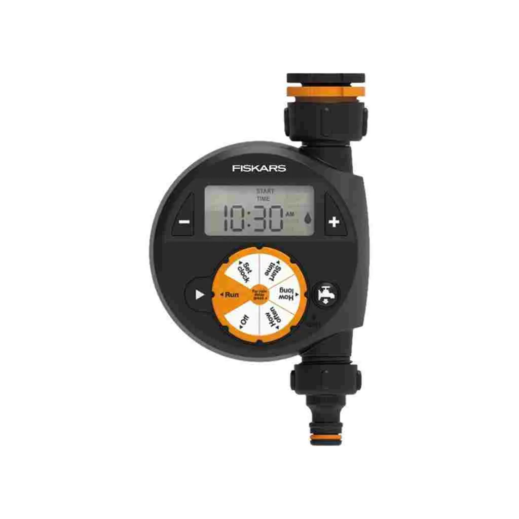 FISKARS Tek Çıkışlı Sulama Sayacı Zamanlayıcısı