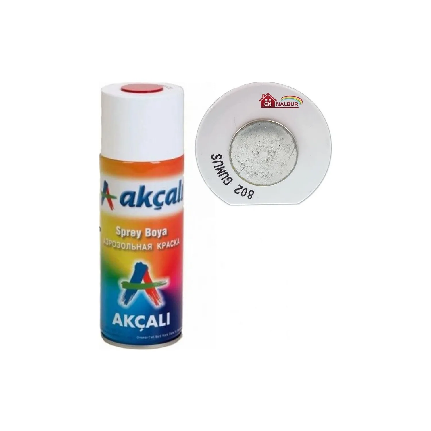 Akçalı Sprey Boya Gümüş