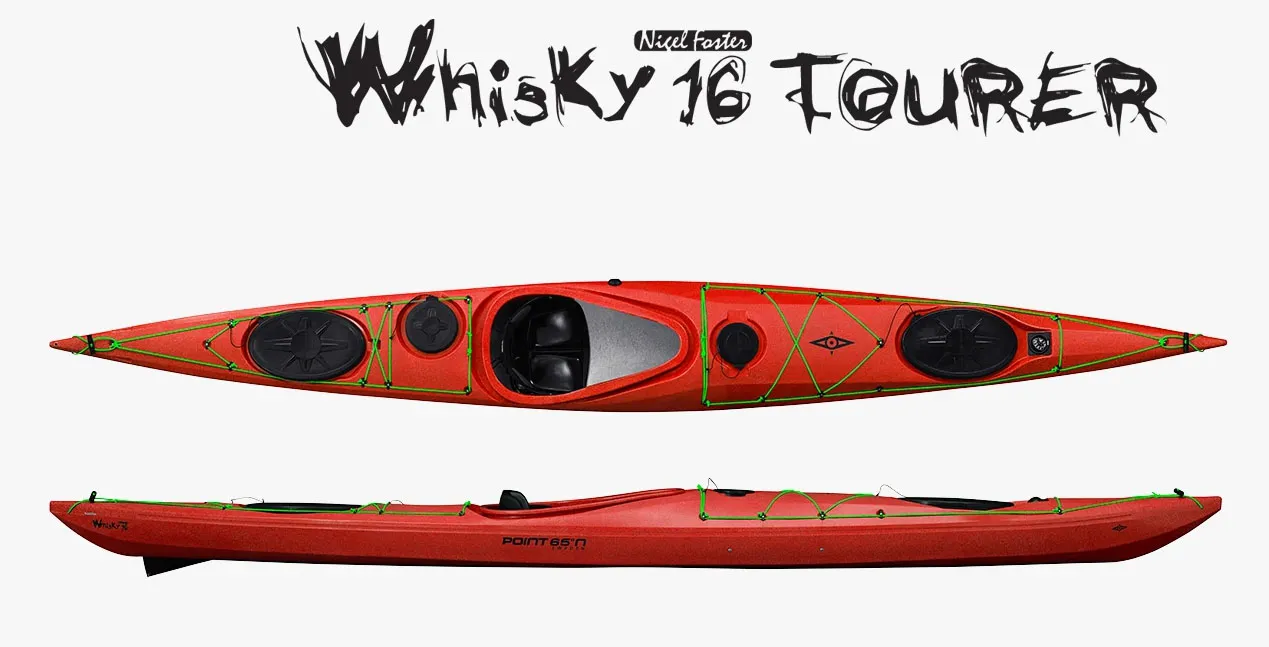 Point65 Whisky 16 Tourer Rudder & Skeg Kano