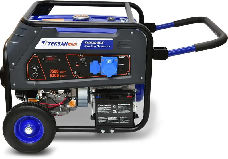 TEKSAN TM 8300 EX Benzinli İpli + Marşlı Jeneratör